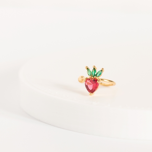 Strawberry Ear Cuff - Only 3 left! - Picture 4 of 8